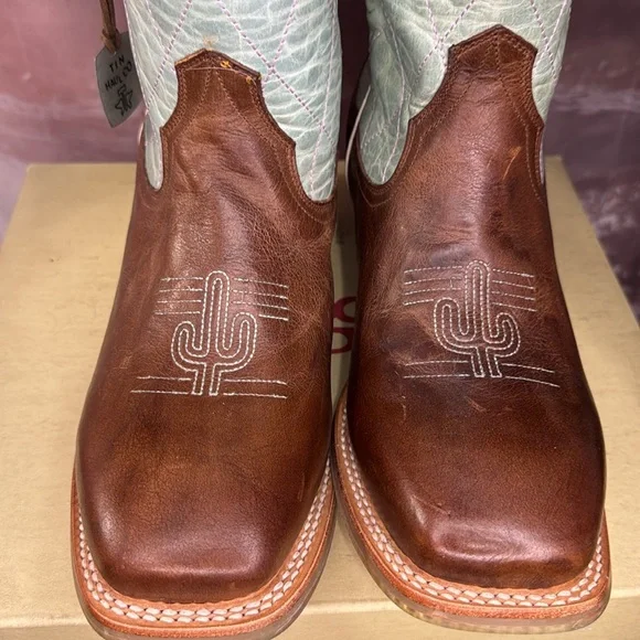 Tin Haul “Cactus” Western Boots 7 fits like 8 - Picture 6 of 8